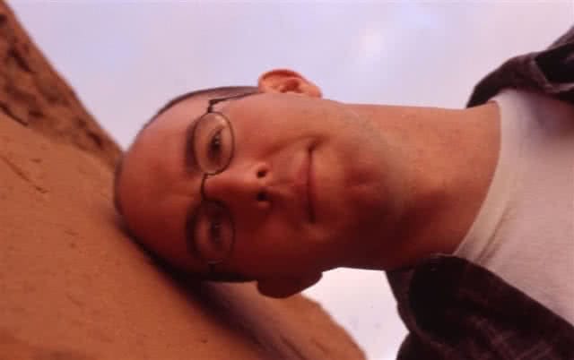 Chad Beall Leaning on Castle Wall
